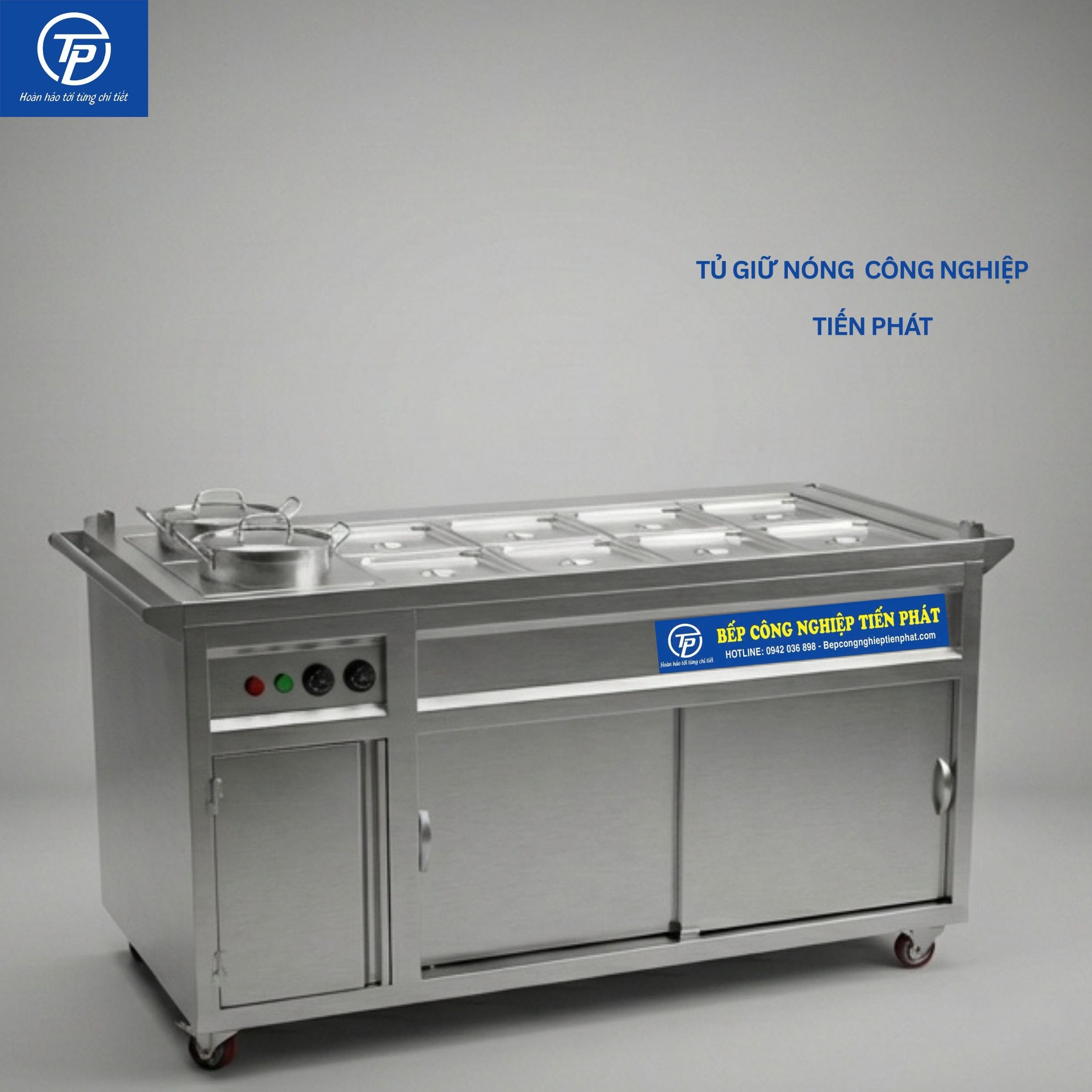 Tủ Giữ Nóng Thức Ăn 8 Khay